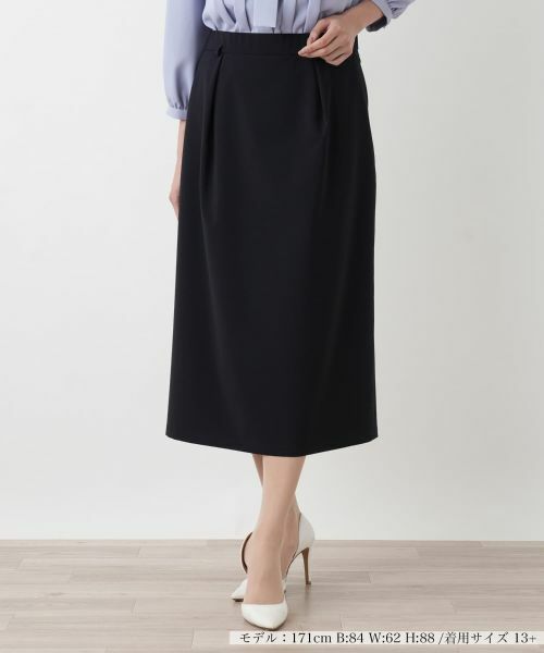 Leilian PLUS HOUSE / レリアンプラスハウス ミニ・ひざ丈スカート | タイトスカート【Leilian WHITE LABEL】 | 詳細3