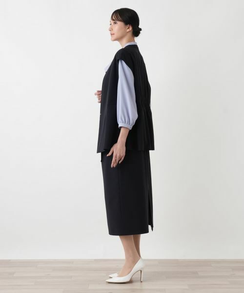 Leilian PLUS HOUSE / レリアンプラスハウス ミニ・ひざ丈スカート | タイトスカート【Leilian WHITE LABEL】 | 詳細5