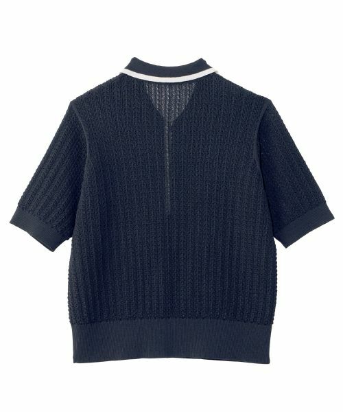Leilian PLUS HOUSE / レリアンプラスハウス ニット・セーター | ポロ衿プルオーバー | 詳細1