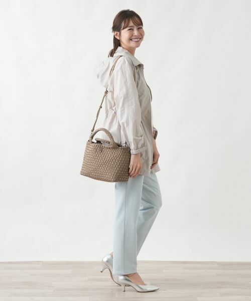 Leilian PLUS HOUSE / レリアンプラスハウス ハンドバッグ | メッシュ編みデザイントートバッグ | 詳細10