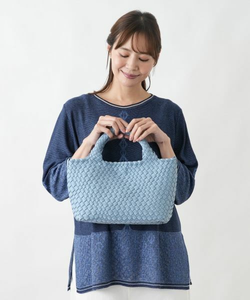 Leilian PLUS HOUSE / レリアンプラスハウス ハンドバッグ | メッシュ編みデザイントートバッグ | 詳細13