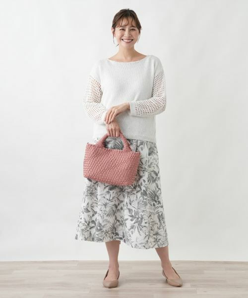 Leilian PLUS HOUSE / レリアンプラスハウス ハンドバッグ | メッシュ編みデザイントートバッグ | 詳細16