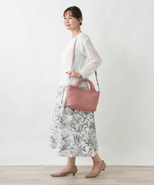 Leilian PLUS HOUSE / レリアンプラスハウス ハンドバッグ | メッシュ編みデザイントートバッグ | 詳細18