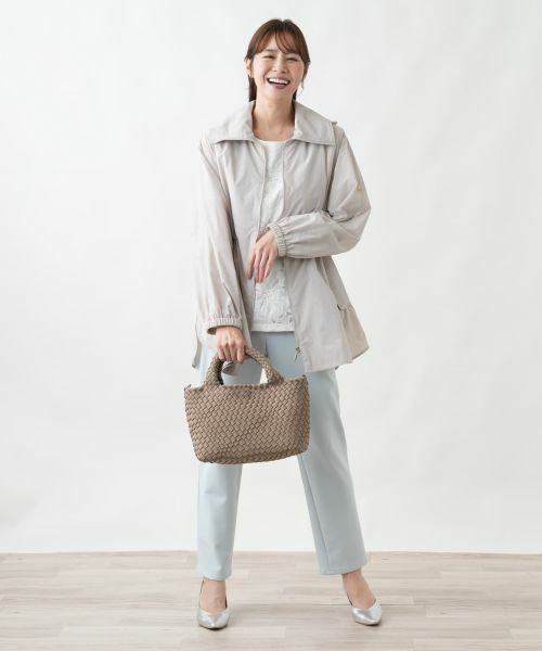 Leilian PLUS HOUSE / レリアンプラスハウス ハンドバッグ | メッシュ編みデザイントートバッグ | 詳細8