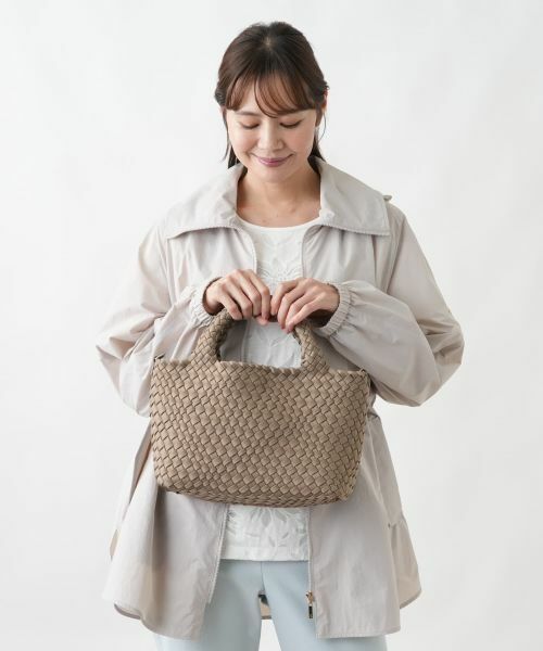 Leilian PLUS HOUSE / レリアンプラスハウス ハンドバッグ | メッシュ編みデザイントートバッグ | 詳細9