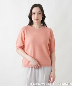 Leilian PLUS HOUSE / レリアンプラスハウス ニット・セーター | スパングルニット【BOURGE】