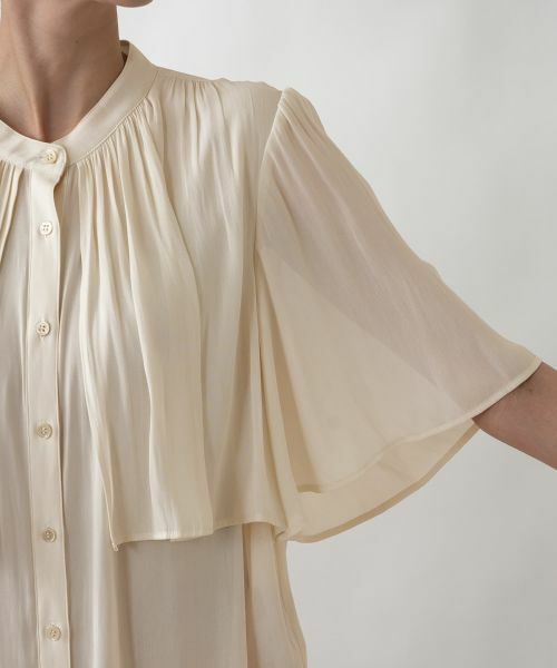 Leilian PLUS HOUSE / レリアンプラスハウス シャツ・ブラウス | ケープライクブラウス【BOURGE】 | 詳細12