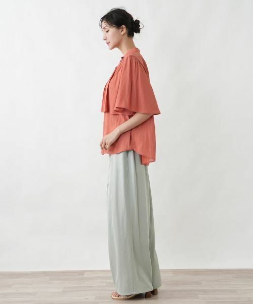 Leilian PLUS HOUSE / レリアンプラスハウス シャツ・ブラウス | ケープライクブラウス【BOURGE】 | 詳細2