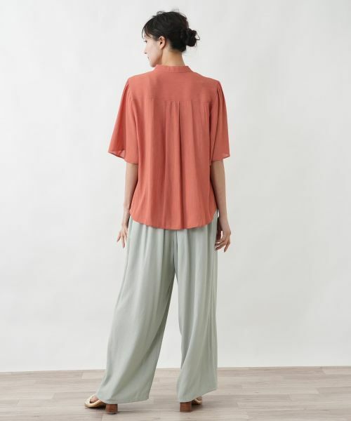 Leilian PLUS HOUSE / レリアンプラスハウス シャツ・ブラウス | ケープライクブラウス【BOURGE】 | 詳細3