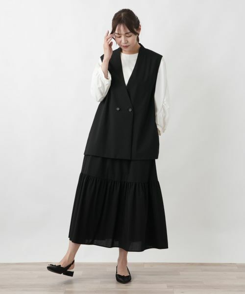 Leilian PLUS HOUSE / レリアンプラスハウス テーラードジャケット | ライトジレ【BOURGE】 | 詳細1