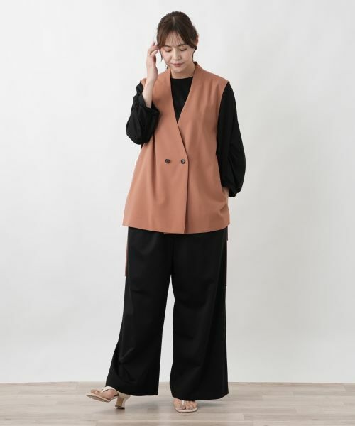 Leilian PLUS HOUSE / レリアンプラスハウス テーラードジャケット | ライトジレ【BOURGE】 | 詳細4