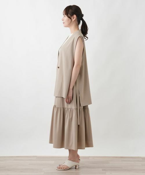 Leilian PLUS HOUSE / レリアンプラスハウス テーラードジャケット | ライトジレ【BOURGE】 | 詳細8