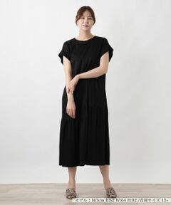 Leilian PLUS HOUSE / レリアンプラスハウス ドレス | スムースジャージドレス【BOURGE】