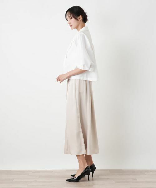 Leilian PLUS HOUSE / レリアンプラスハウス テーラードジャケット | エアドッツクロップドジャケット【BOURGE】 | 詳細8