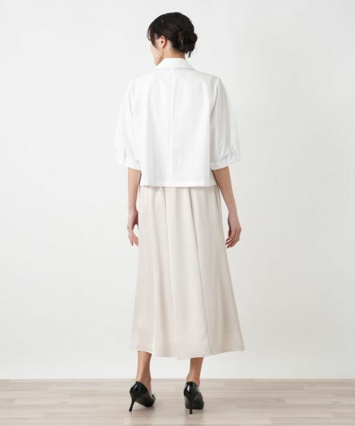 Leilian PLUS HOUSE / レリアンプラスハウス テーラードジャケット | エアドッツクロップドジャケット【BOURGE】 | 詳細9