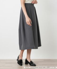 Leilian PLUS HOUSE / レリアンプラスハウス ミニ・ひざ丈スカート | エアドッツコクーンシルエットスカート【BOURGE】