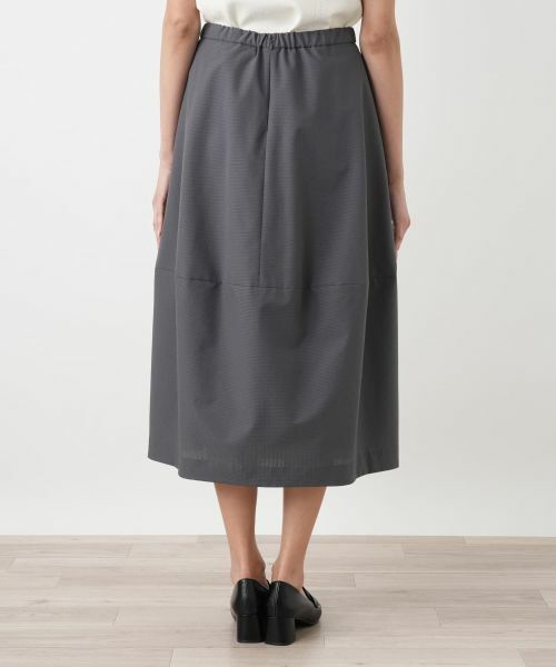 Leilian PLUS HOUSE / レリアンプラスハウス ミニ・ひざ丈スカート | エアドッツコクーンシルエットスカート【BOURGE】 | 詳細9