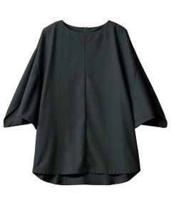 Leilian PLUS HOUSE / レリアンプラスハウス シャツ・ブラウス | ニュアンススリーブカットソー【SORAGE】