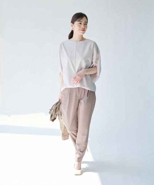 Leilian PLUS HOUSE / レリアンプラスハウス シャツ・ブラウス | ニュアンススリーブカットソー【SORAGE】 | 詳細5