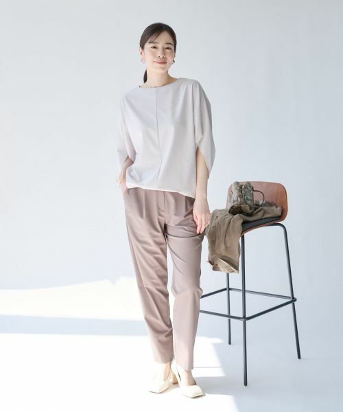 Leilian PLUS HOUSE / レリアンプラスハウス シャツ・ブラウス | ニュアンススリーブカットソー【SORAGE】 | 詳細8