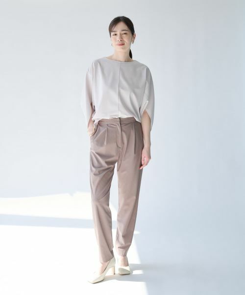 Leilian PLUS HOUSE / レリアンプラスハウス その他パンツ | カットソーテーパードパンツ【SORAGE】 | 詳細10