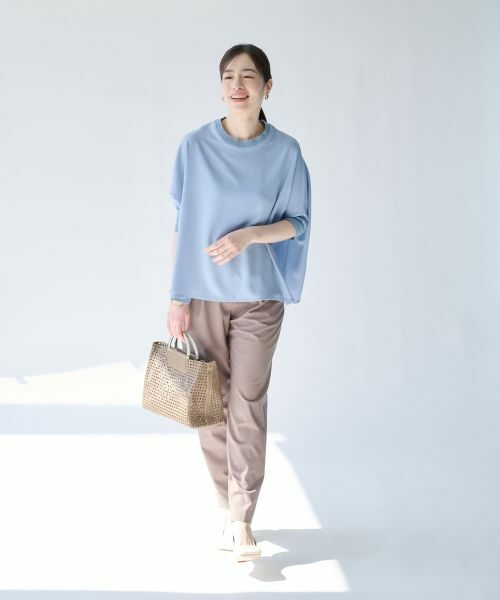 Leilian PLUS HOUSE / レリアンプラスハウス その他パンツ | カットソーテーパードパンツ【SORAGE】 | 詳細2