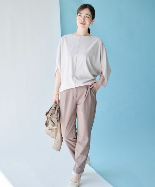 Leilian PLUS HOUSE / レリアンプラスハウス その他パンツ | カットソーテーパードパンツ【SORAGE】 | 詳細4