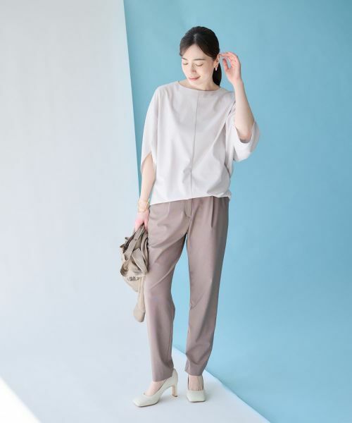 Leilian PLUS HOUSE / レリアンプラスハウス その他パンツ | カットソーテーパードパンツ【SORAGE】 | 詳細8