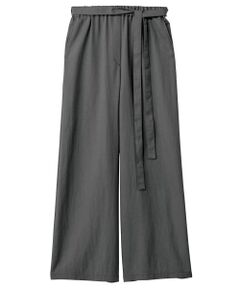 Leilian PLUS HOUSE / レリアンプラスハウス その他パンツ | ツイルワイドパンツ【SORAGE】