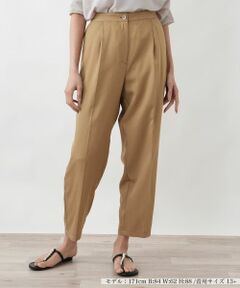 Leilian PLUS HOUSE / レリアンプラスハウス その他パンツ | ツイルテーパードパンツ【SORAGE】