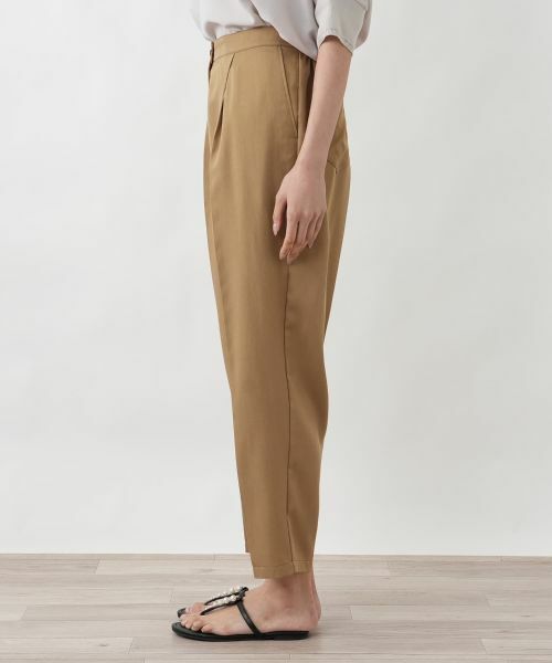 Leilian PLUS HOUSE / レリアンプラスハウス その他パンツ | ツイルテーパードパンツ【SORAGE】 | 詳細5