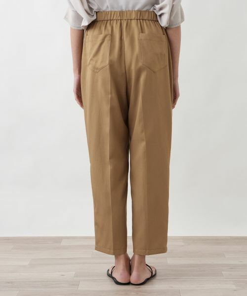 Leilian PLUS HOUSE / レリアンプラスハウス その他パンツ | ツイルテーパードパンツ【SORAGE】 | 詳細6