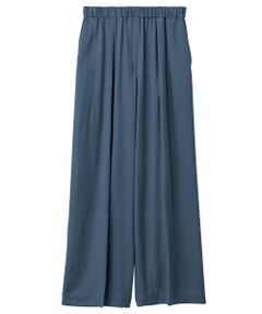 Leilian PLUS HOUSE / レリアンプラスハウス その他パンツ | フィブリルサテンワイドパンツ【SORAGE】