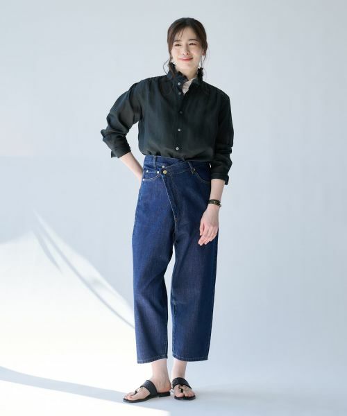 Leilian PLUS HOUSE / レリアンプラスハウス シャツ・ブラウス | 大人のフリルシアーシャツ【SORAGE】 | 詳細24