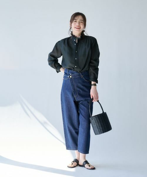 Leilian PLUS HOUSE / レリアンプラスハウス シャツ・ブラウス | 大人のフリルシアーシャツ【SORAGE】 | 詳細26