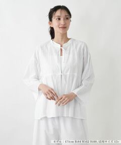 Leilian PLUS HOUSE / レリアンプラスハウス シャツ・ブラウス | レースラバリジャケット【SORAGE】