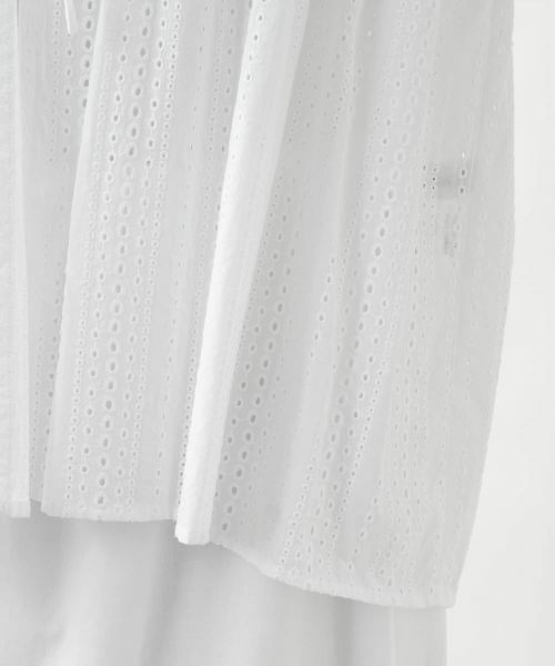 Leilian PLUS HOUSE / レリアンプラスハウス シャツ・ブラウス | レースラバリジャケット【SORAGE】 | 詳細10