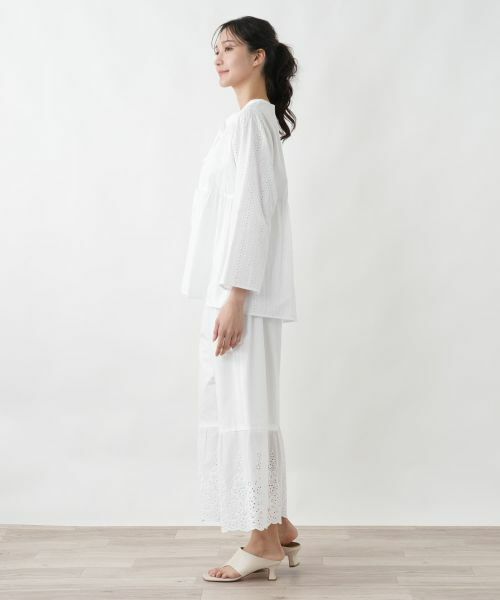 Leilian PLUS HOUSE / レリアンプラスハウス シャツ・ブラウス | レースラバリジャケット【SORAGE】 | 詳細2