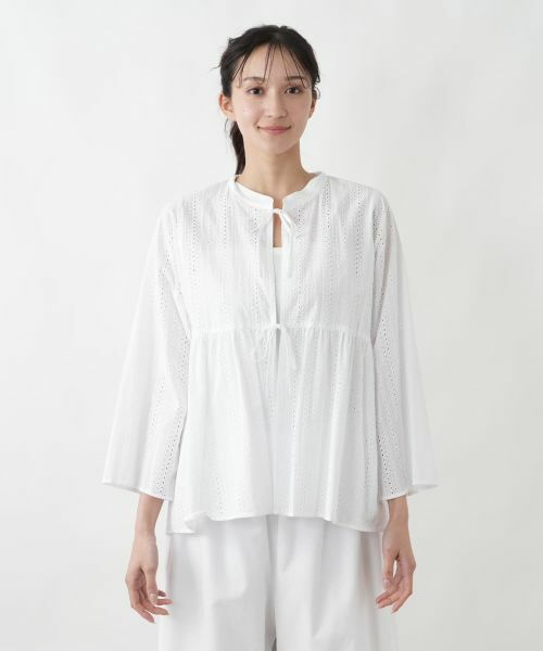 Leilian PLUS HOUSE / レリアンプラスハウス シャツ・ブラウス | レースラバリジャケット【SORAGE】 | 詳細4