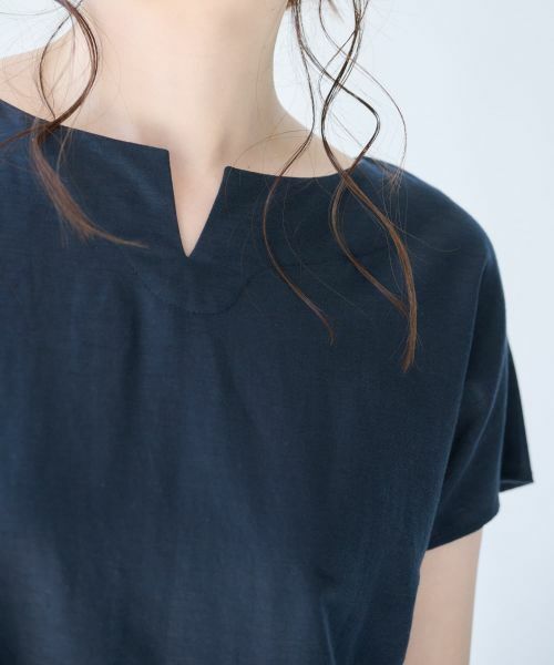 Leilian PLUS HOUSE / レリアンプラスハウス ドレス | キーネックティアードワンピース【SORAGE】 | 詳細17