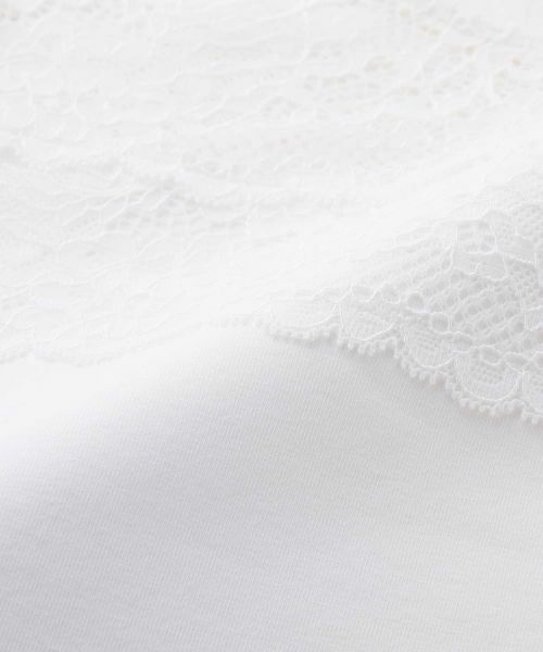 Leilian PLUS HOUSE / レリアンプラスハウス カットソー | 大人の為のレース付きクルーネックTシャツ【SORAGE】 | 詳細16