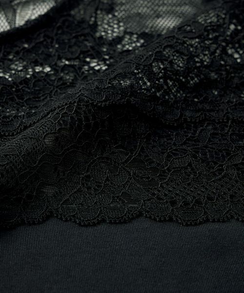 Leilian PLUS HOUSE / レリアンプラスハウス カットソー | 大人の為のレース付きクルーネックTシャツ【SORAGE】 | 詳細19