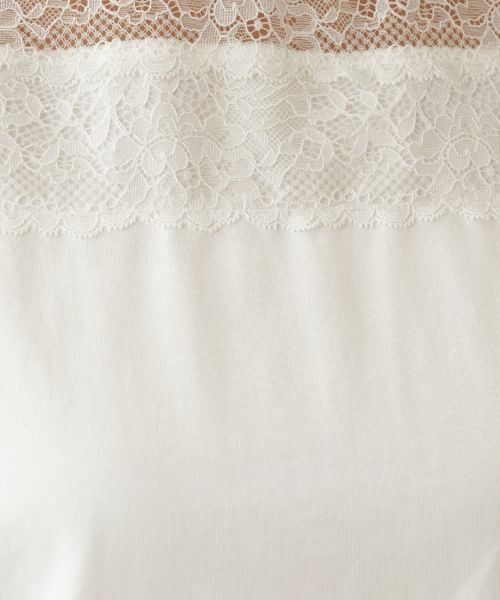 Leilian PLUS HOUSE / レリアンプラスハウス カットソー | 大人の為のレース付きハイネックインナー【SORAGE】 | 詳細14