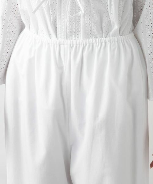 Leilian PLUS HOUSE / レリアンプラスハウス その他パンツ | 大人レースコットンパンツ【SORAGE】 | 詳細10