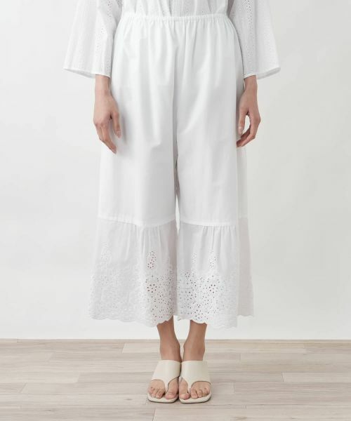 Leilian PLUS HOUSE / レリアンプラスハウス その他パンツ | 大人レースコットンパンツ【SORAGE】 | 詳細7
