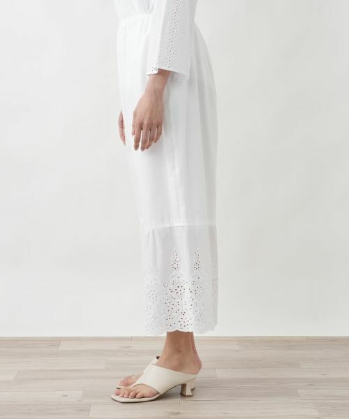 Leilian PLUS HOUSE / レリアンプラスハウス その他パンツ | 大人レースコットンパンツ【SORAGE】 | 詳細8
