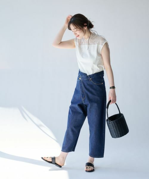 Leilian PLUS HOUSE / レリアンプラスハウス デニムパンツ | ちょっと可愛い大人デニムパンツ【SORAGE】 | 詳細2