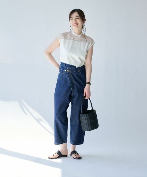 Leilian PLUS HOUSE / レリアンプラスハウス デニムパンツ | ちょっと可愛い大人デニムパンツ【SORAGE】 | 詳細3
