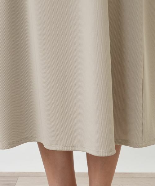 Leilian PLUS HOUSE / レリアンプラスハウス ドレス | レーススカーフ付きジャージワンピース【SORAGE】 | 詳細11