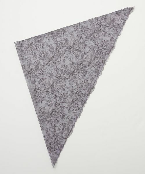 Leilian PLUS HOUSE / レリアンプラスハウス ドレス | レーススカーフ付きジャージワンピース【SORAGE】 | 詳細13